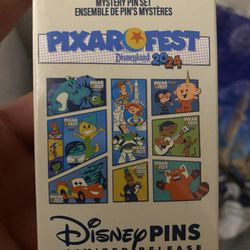 Pixar Fest 2024 Mystery Pin Set Limited Release Disney Pin