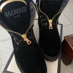 Balmain size 6 Suede boots SALE TODAY ONLY 