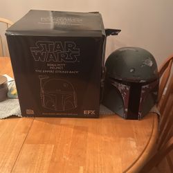 Star Wars ESB Back Boba Fett Helmet EFX Replica PCR Great Condition
