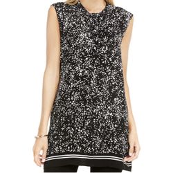 Vince Camuto Black & White Tunic Dress / Top - Size Small