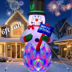 Snowman 6ft Christmas Inflatable 