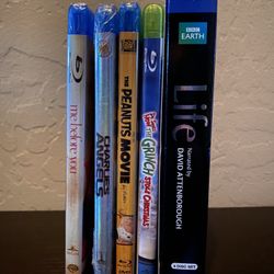 5 Good Blu Ray Movie Bundle