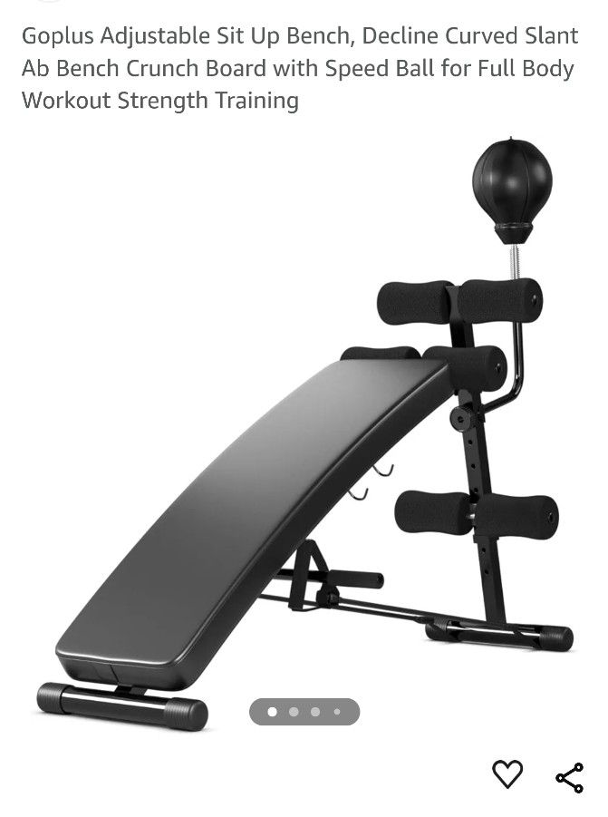Slant board with Speed Bag