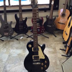Epiphone 100 Les Paul Model Black Guitar