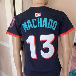 San Diego padres WOMEN baseball jerseys Machado # 23 size  S, M, L,XL and 2XL.