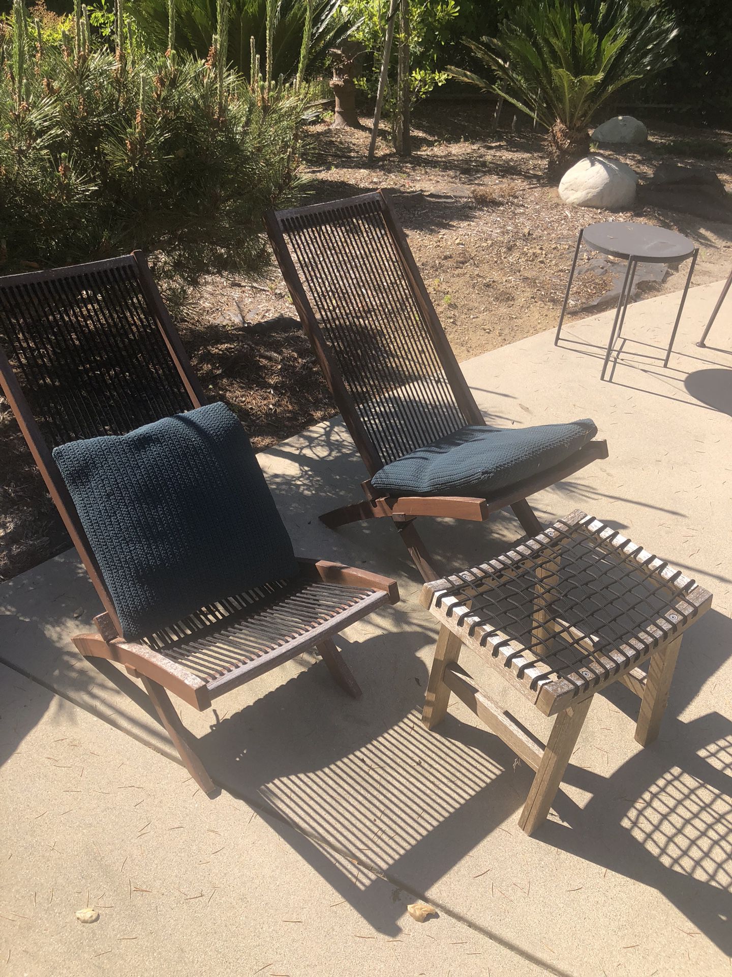 Set of 3 Outdoor Chairs/ Seats ( Open To Best Offer ) 