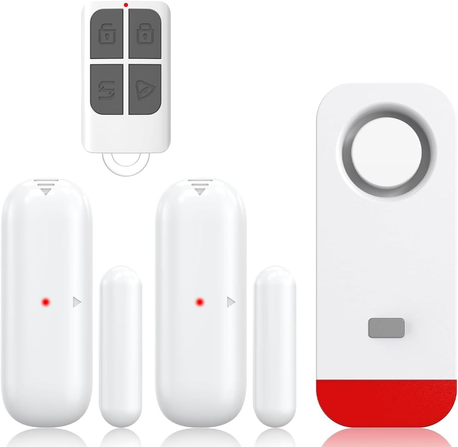 Door Alarm for Home Security, Windows Open Alarms System with Remote Control, 120dB Magnetic Sensors, Easy Installation, Door Alarms for Kids Safety,