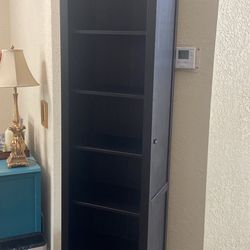 Shelf organizers book organizers or just organizer : H77.7”, W18.7”,Deep13.5”. 6 adjustible  levels. West Boca 