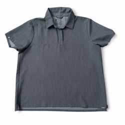 Figs nala graphite polo scrub shirt