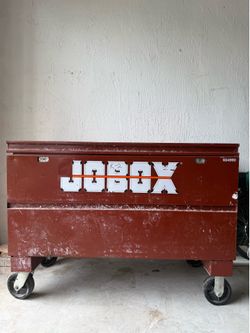 Construction JobBox on wheels