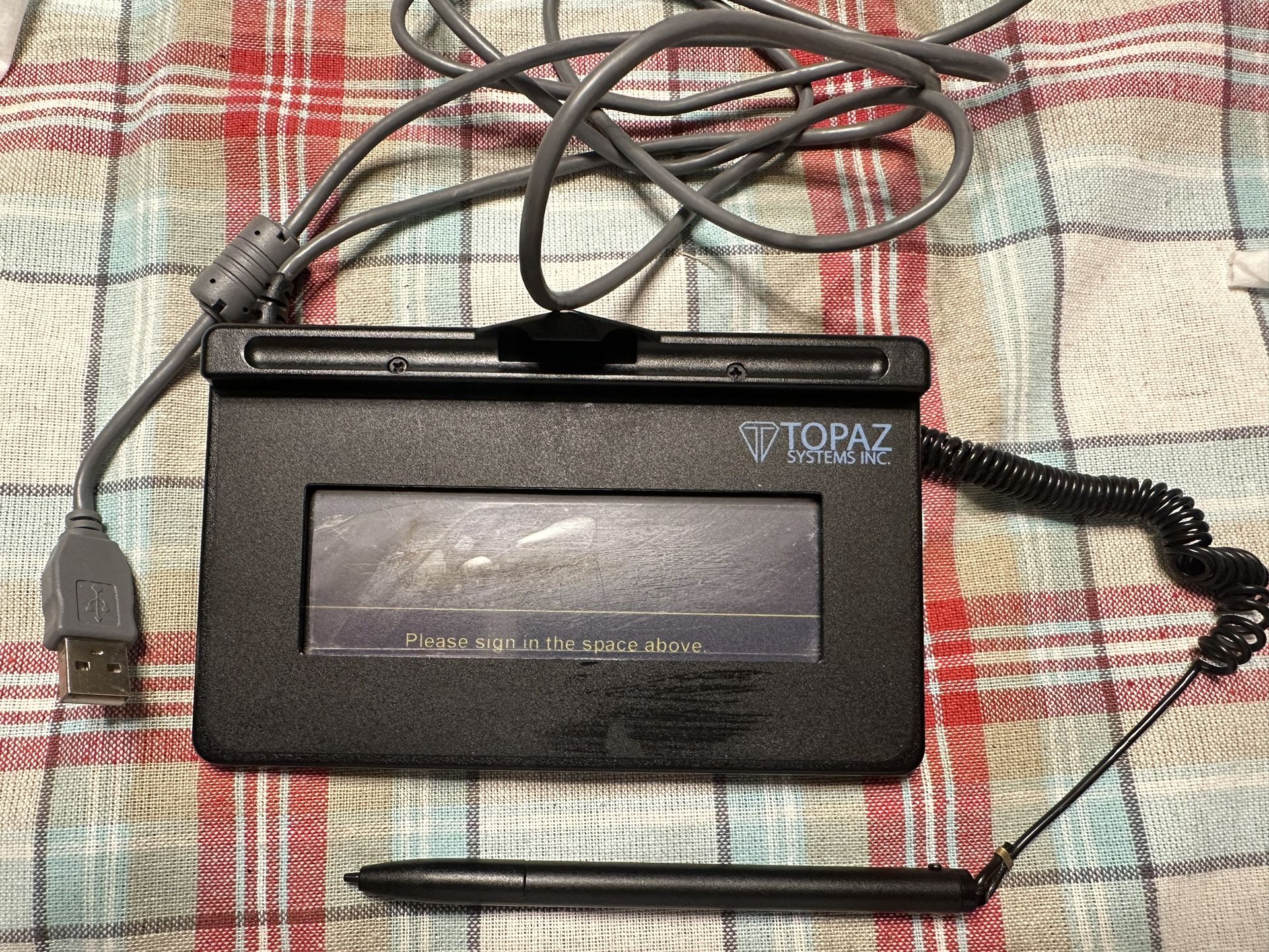 Topaz T-S460-HSB-R USB Electronic Signature Capture Pad