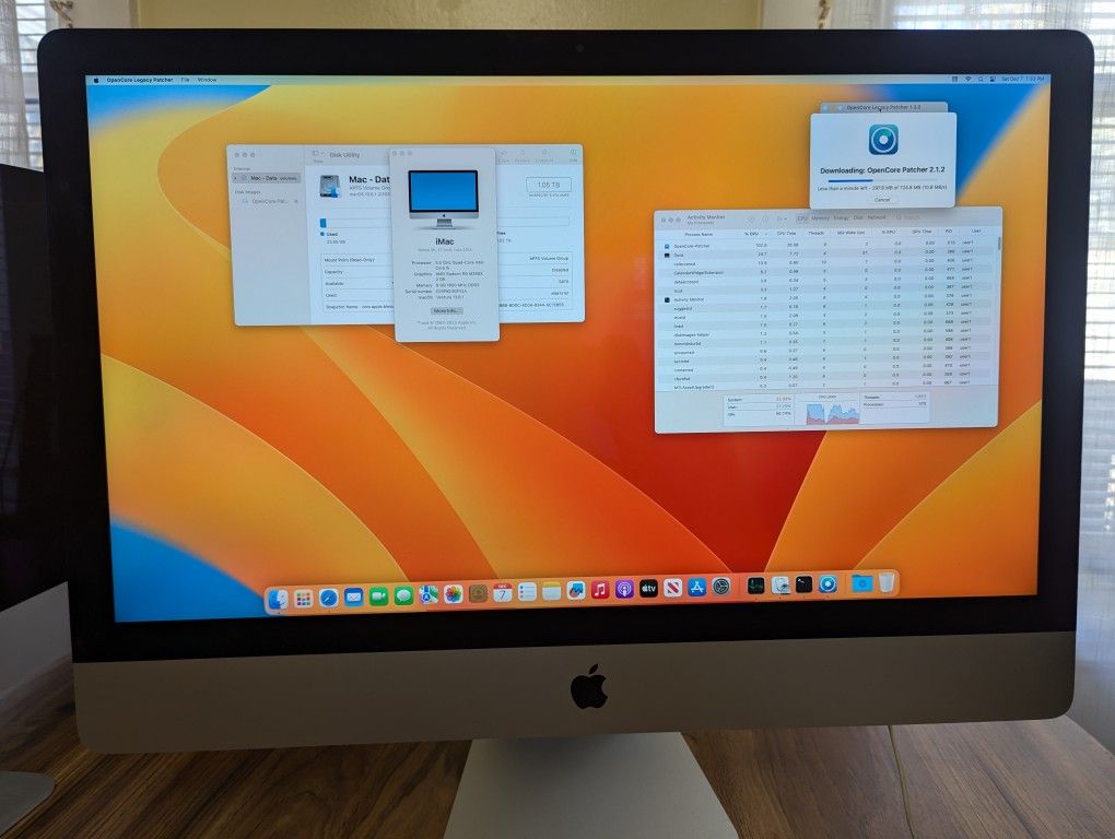 IMac 27" 5k Display Sonoma OSX Read Description