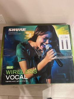 Shure BLX288/Beta 58A Wireless Microphone - Black   BLX288/B58 UHF