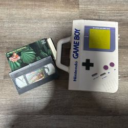Gameboy Case And Donkey Kong VHS 