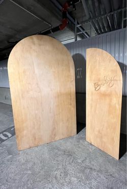Wood backdrop