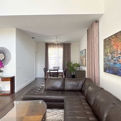 Sectional Sofa, Coffee Table, Side Table And Console 