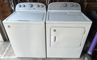 Electric, Whirlpool Washer And Dryer