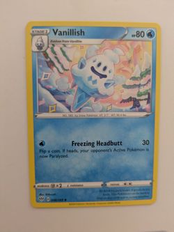 Vanillish Pokemon Card Darkness Ablaze 046