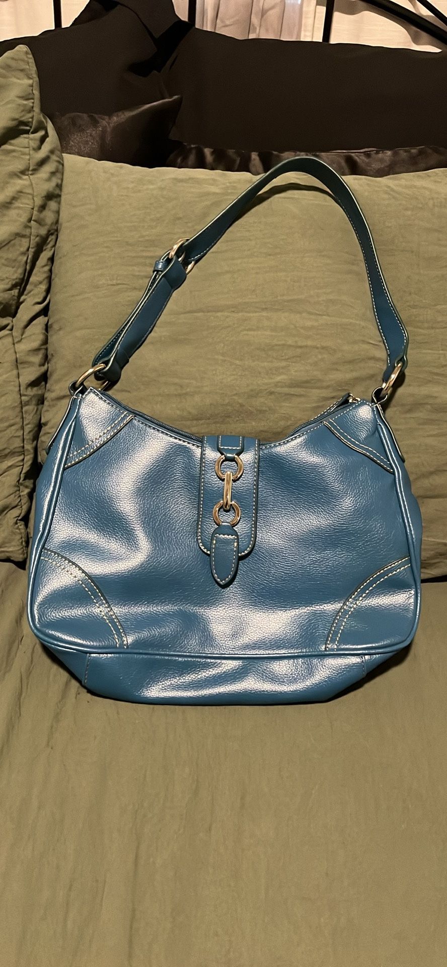 Blue Shoulder Bag 