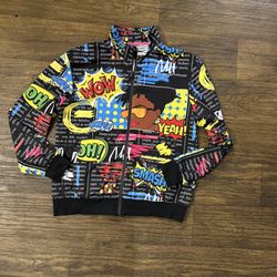 Encrypted Full Zip Jacket Size Large Men 