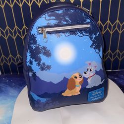 Loungefly Lady And The Tramp Backpack NWT $62