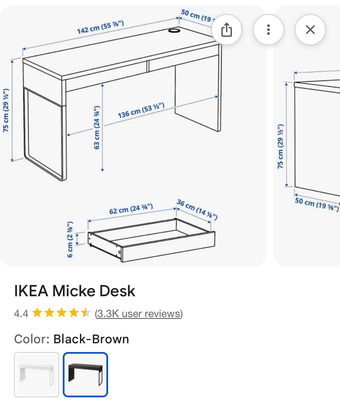 Desk 55$