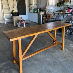 Wooden Table Console 