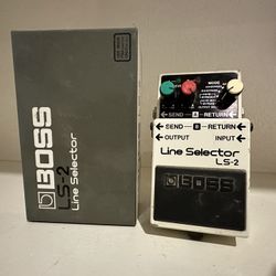 Boss LS-2 Line Selector Guitar Pedal 