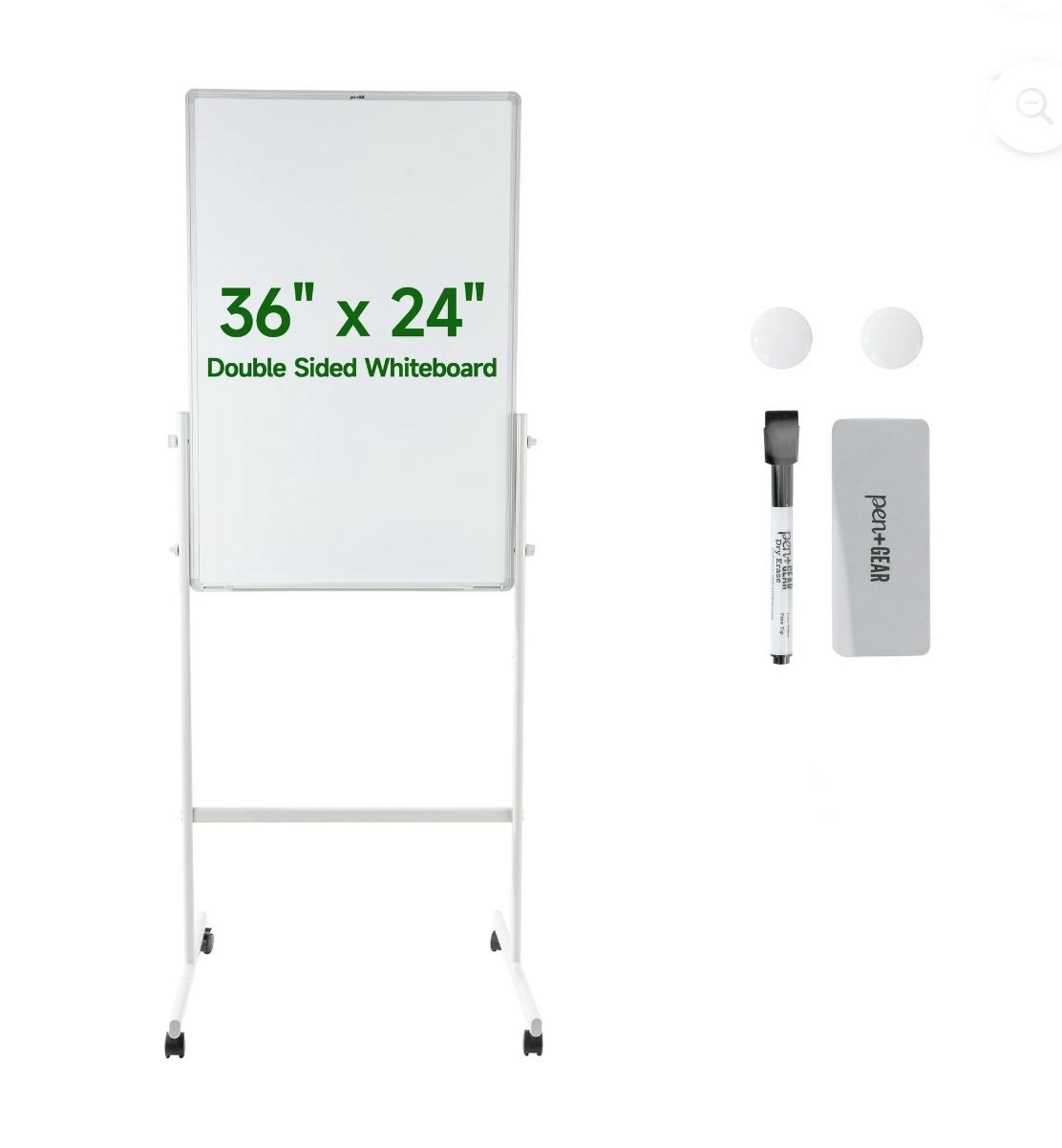 Magnetic Mobile Dry Erase White Board 