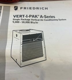 Friedrich Vertical Air Conditioner/Heat Pump