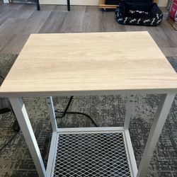 2 Side Tables With Plugs