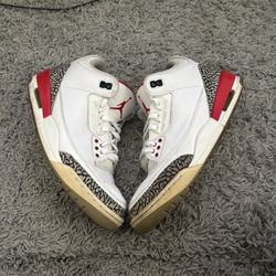 Jordan 3 White Cement 