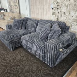 Dual Power Reclining Sofa Sleeper 
