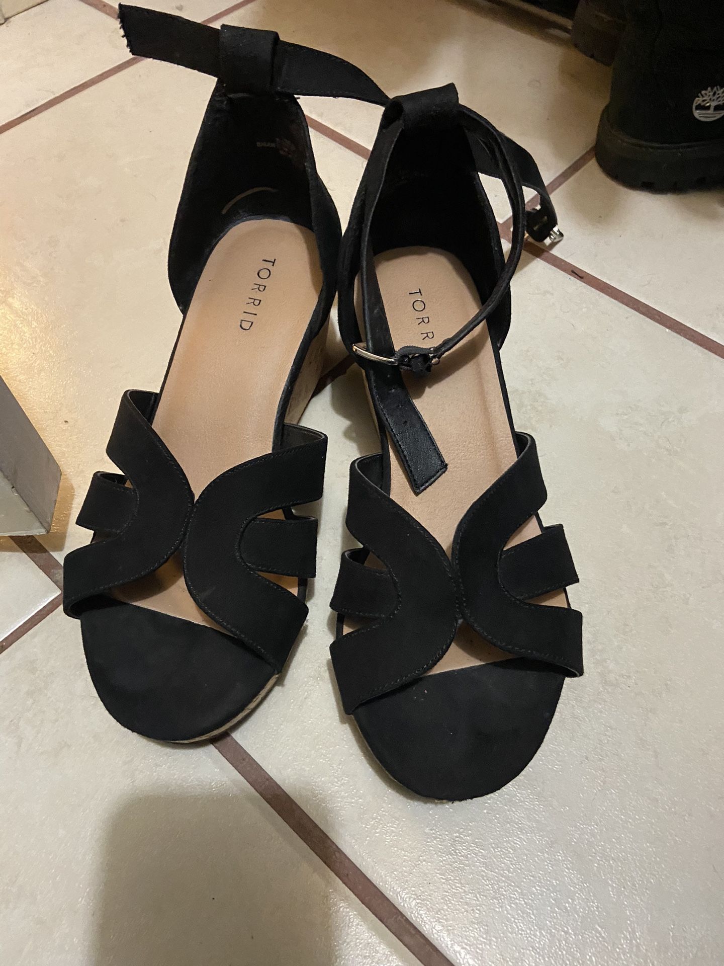 Torrid Black Heels 8.5w