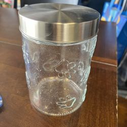 Doggy Glass Jar