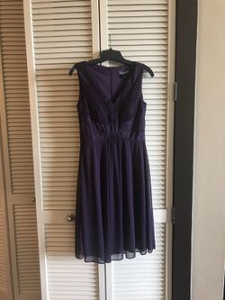 Jessica Howard Evenings plum (purple) cocktail dress - size 6