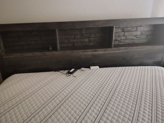 Queen size bed frame and dresser