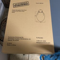 Maintenance Warehouse Elongated Toilet Seat