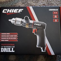 Professional half inch reversible air drill