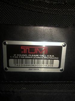 TUMI 2670D3 Alpha Ballistic Nylon Laptop Briefcase Shoulder Bag 17" Black