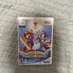 MARIO AND SONIC WII