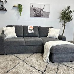 Gray Sectional Couch - Free Delivery 