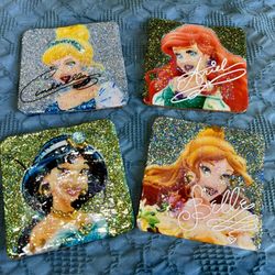 Disney princess custom resin coasters