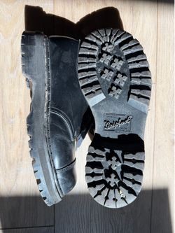 The Original Gripfast Leather Steel Toe Cap Derby Boot Black