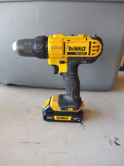 DeWalt 20V Max Cordless Drill with Battery