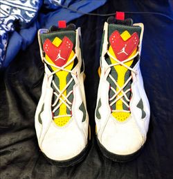(Negotiable) Air Jordan True Flight "White Fir Amarillo"