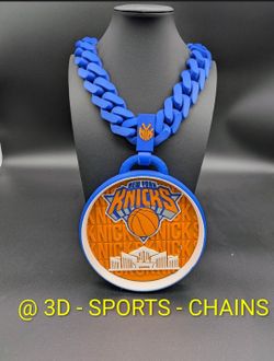 3D Printed NEW YORK KNICKS SPORTS CHAIN - NEW