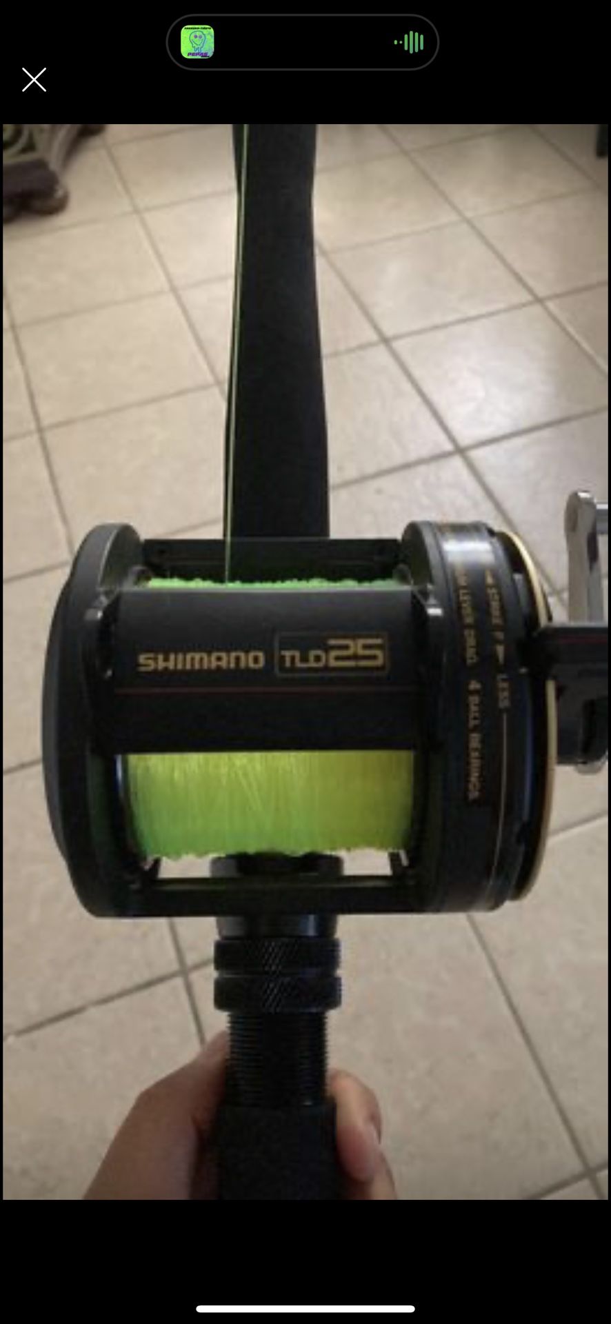 Shimano Tld 25 Combo With New Line
