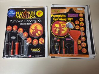 Pumpkin Carving kit Pattern Books with tools
