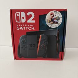 Nintendo Switch 2 Mario Kart Bundle With Receipt